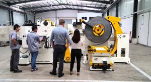 Quality Electric Parts Coil Feeding Line Uncoiling / Straightening / Feeding High Tension wholesale
