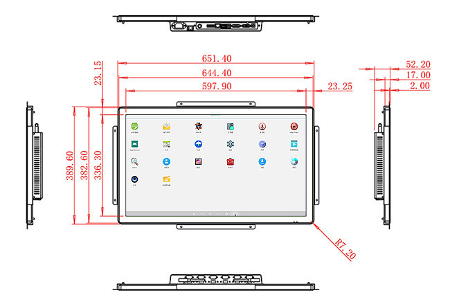 27-Inch Android Display for Gaming Systems and Entertainment Centers