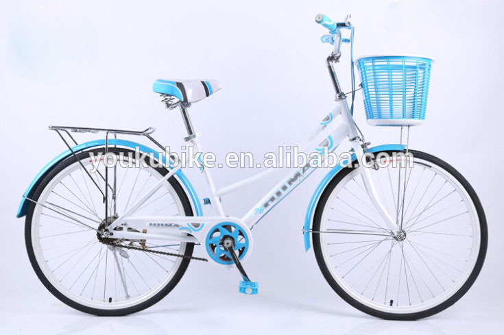 Lightweight Single Speed Ladies 24 Inch City Bike