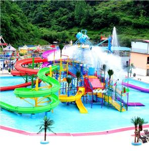 Quality Weather Proof Outdoor Water Play Equipment Outside Water Park For Families wholesale