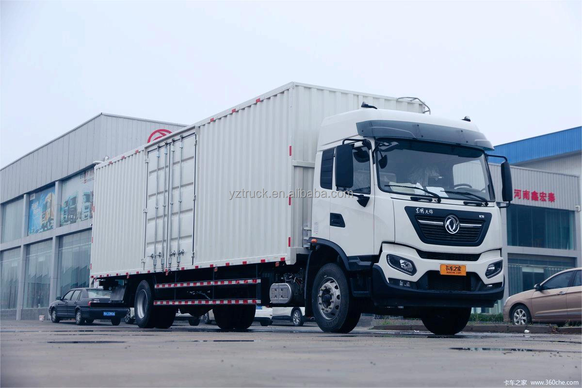 High Repurchase Dongfeng KR 230HP 4X2 Box Cargo Truck for Cargo Transportation
