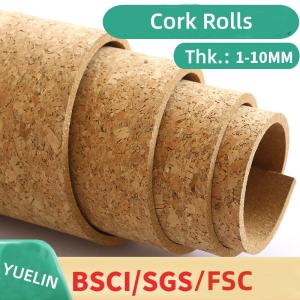 Quality Floral Cork Surface Cork Roll for Wall Cork Board Sheets Bulletin Board wholesale