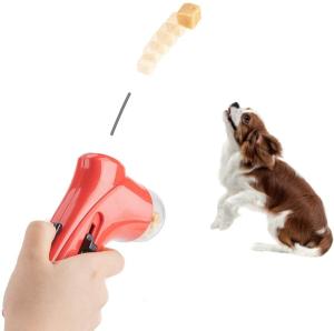Quality Creative Mini Dog Snack Launcher Interactive Pet Food Catapult Jump Training Tools wholesale