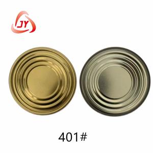 Quality Clear And Yellow Tinplate Can Lids Food Can Bottom 401# 99mm Child Proof wholesale