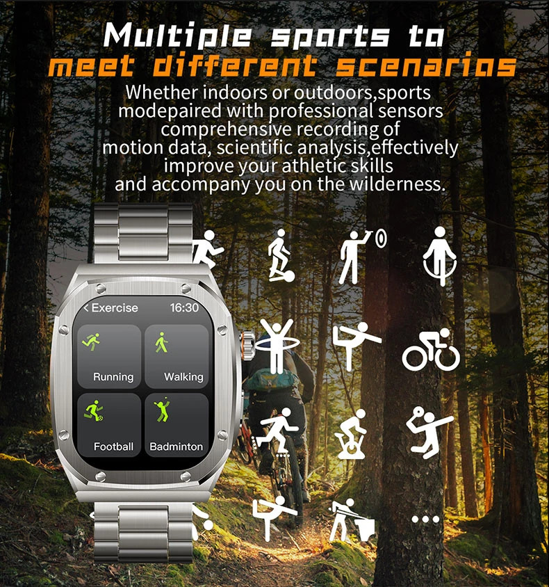 Z79 MAX Outdoor Smart Watch Sleep Blood Pressure Monitoring IP67 Waterproof