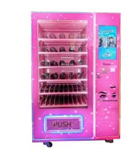 Quality Hot Pink Hair Vending Machine Lash Vending Machine With 21.5 Inch Touch Screen wholesale