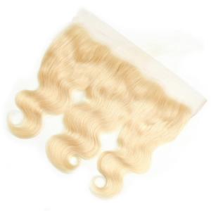 Quality Body Wave 613 Blonde Lace Closure Grade 7A Blonde Human Hair Closure wholesale