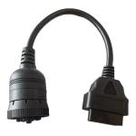Female PA66 OBD Port Extender , Multipurpose OBD2 Extension Lead