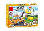 Popular Building And Construction Toys Robot Truck 3 Deformation Yellow Color