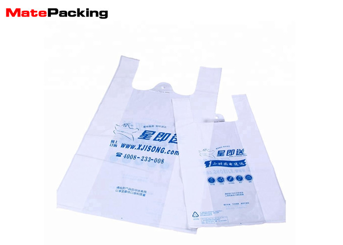 Shopping Plastic Handle Biodegradable Packaging Bags Custom Design Logo Printing