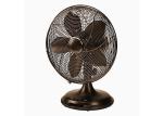 Oil Rubbed Bronze Metal Desk Fan Aluminum Motor 4 Blade / Retro Electric Fan