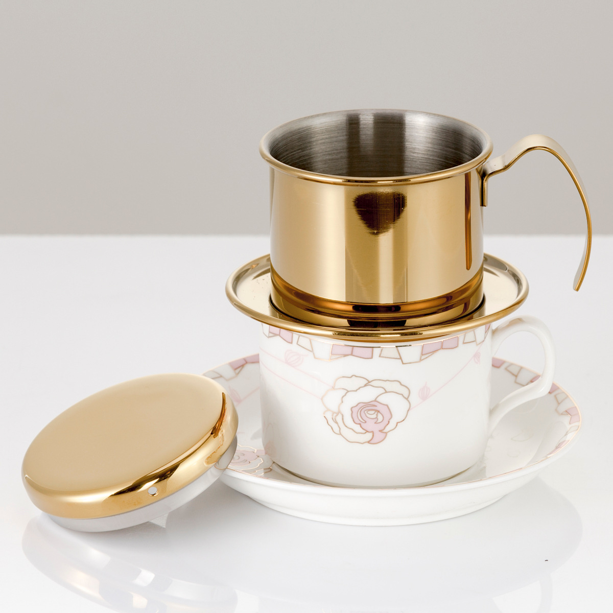 High Efficiency Stainless Steel Coffee Maker Durable Coffee Filter Pot