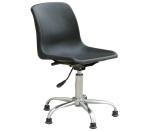 Black Laboratory 430 X 400mm Chrome Plating Feet ESD Chairs