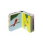Oem Cut Out Board Book 157Gsm Art Paper Hot Foil Stamping Cover Finishing