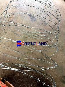 Quality 1000mm High Tensile Strength Concertina Barbed Wire 15m 68coils wholesale