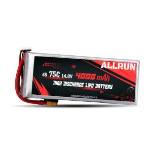 Quality 75C 4000mAh 4S LiPo Battery14.8V High C Rate LiPo Battery Pack wholesale
