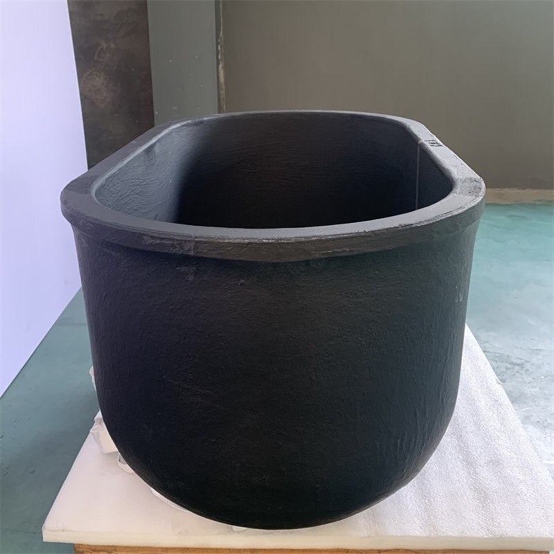 Melting Of Metals Oval Type Crucible Metal Melting Silicon Graphite Carbide