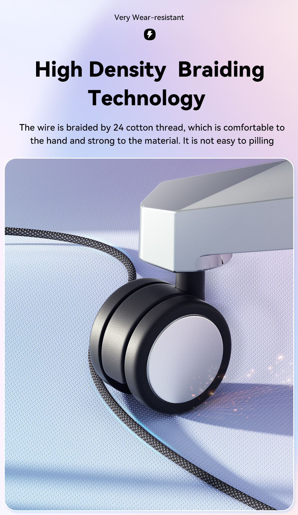 Nylon TPE Material A-C USB A To C Cable 100W ESSAGER ES-X46 Series