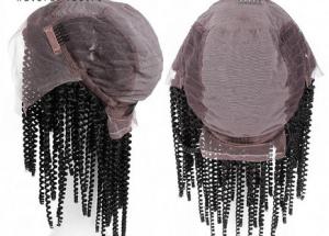 Quality Simplicity Full Lace Human Hair Wigs , Black Indian 30 Inch Lace Wig wholesale