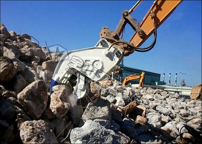 Big Jaw Tooth Hydraulic Demolition Pulveriser Price For Kobelco Excavator SK200
