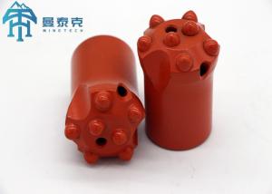 Quality Dependable Short Skirt Tapered Button Bit 2 Flushing Holes 42mm wholesale