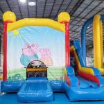 Outdoor Cartoon Theme Jumping Castle Rental Inflatable Castle With Slide