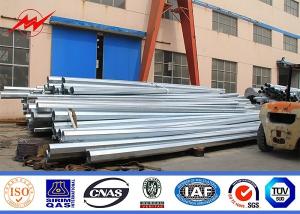Quality 69kv Distribution Line Steel Power Pole With Cross Arm Accessories wholesale