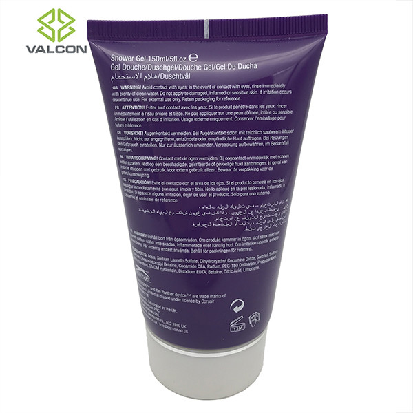 White Screw Cap Hand Sanitizer Tube 50 ML Plastic Tube Containers PE Material
