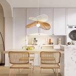 Nordic Wabi Sabi Led Pendant Lights For Living Room Home Decoration Rattan