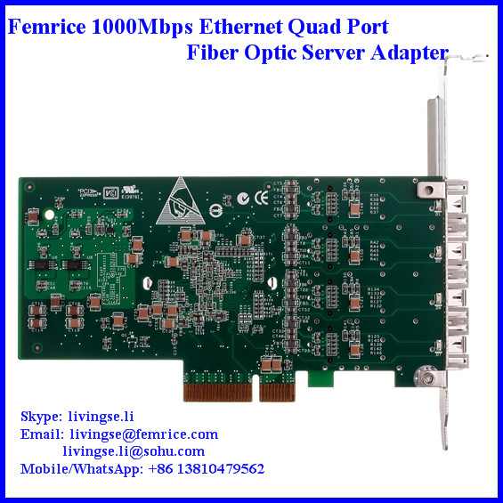 1.25G/10km Network Standard 1000Mbps Ethernet fiber optical network adapter