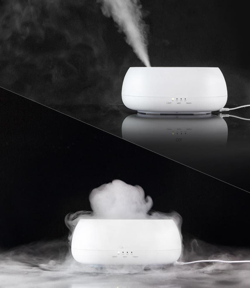 HOMEFISH Electric Aroma Diffuser 500ml Ultrasonic Humidifier OEM ODM