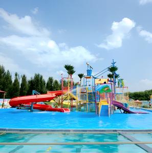 Quality Customized Outdoor Water Playground Fiberglass With Steel Reinforcement For Hotel Entertainment wholesale