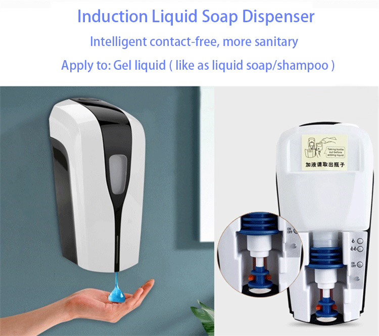 Hospital Electric Smart Sensor Free Standing Alcohol Gel Dispenser foaming hand wash dispenser