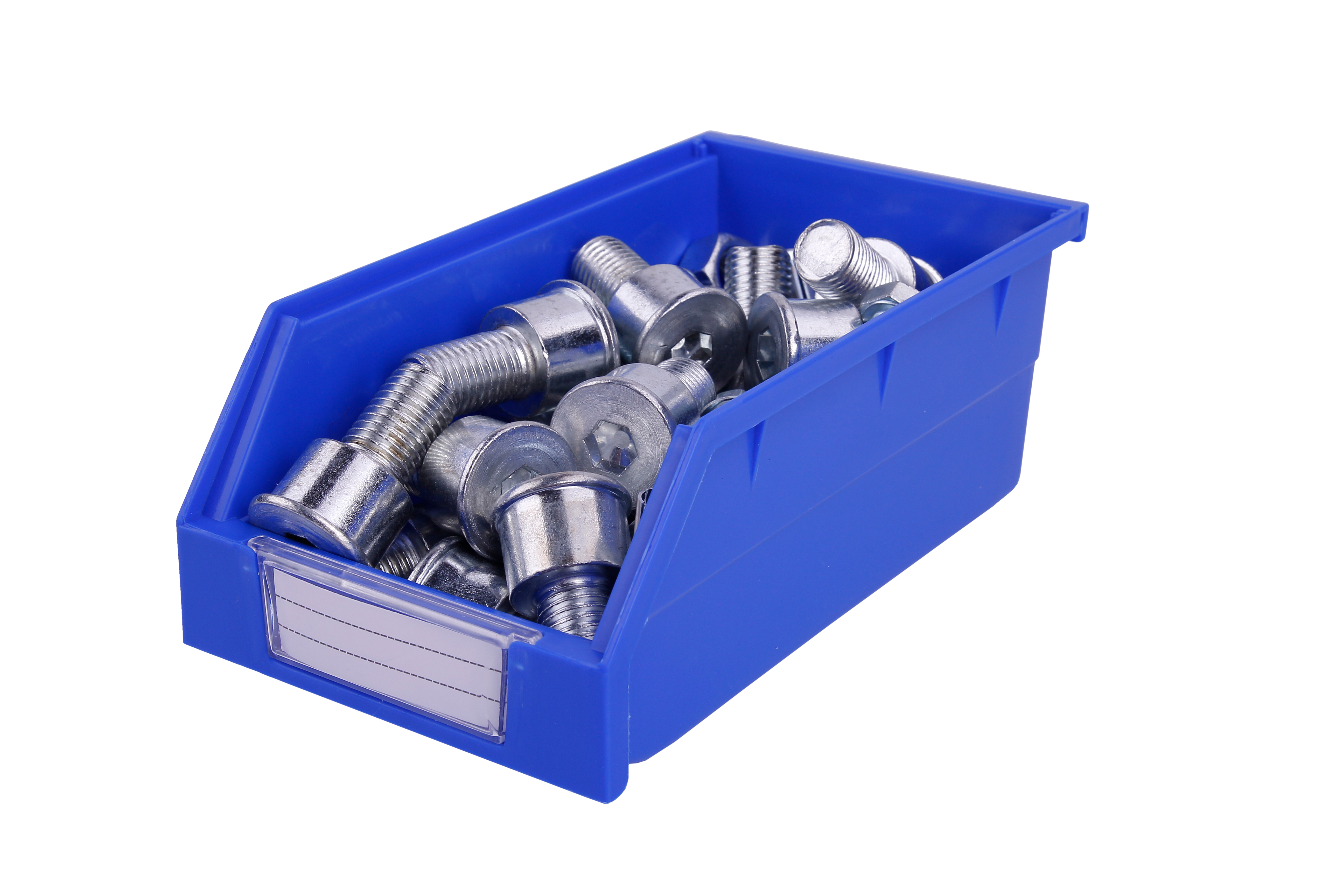 Stackable Plastic Bins for Shop Display Organize Tools and Supplies Efficiently