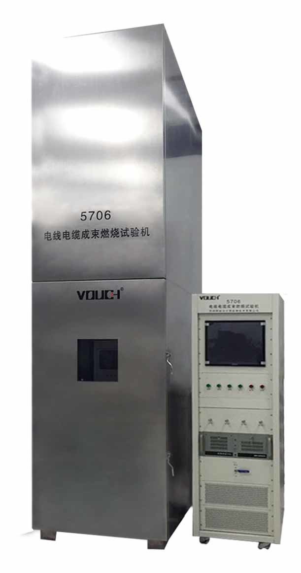Bundle Cable Flame Tester , Flame Test Lab Vertical Flame Test Chamber 100*100MM