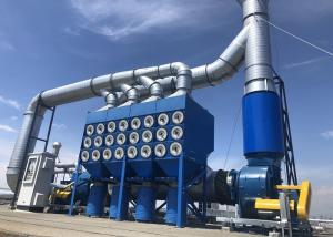 Quality Gas Turbine Round Carbon Dust Collection System Shot Blasting 3020X2150X3520 wholesale