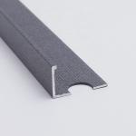 2.7m Zinc Chrome Square Edge Tile Trim Aluminum