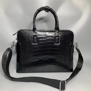 Quality Authentic Real Crocodile Skin Top Businessmen Briefcase Bag Genuine Alligator Leather Male Large Top-handle Handbag wholesale