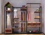 Freestanding Clothing Display Racks Clothing Store Displays Metal / MDF Material