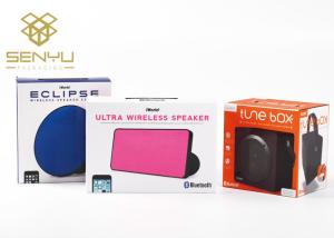 Quality E Flute Corrugated Cardboard Shipping Boxes Wireless Speaker Packing Custom Printed wholesale