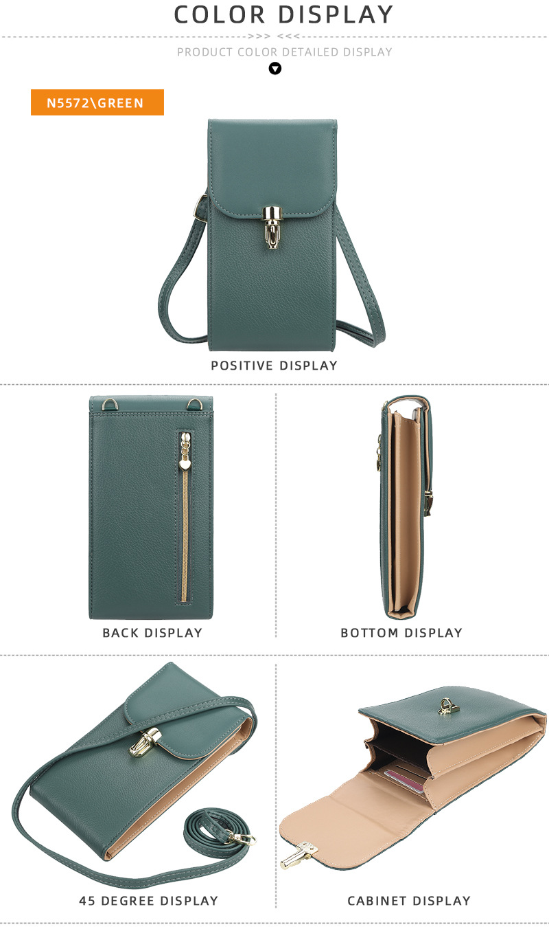 Customization Patterned Minibook PU Leather Card Holder Wallet for Large Capacity