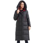 FODARLLOY Ladies Warm Hooded Cotton-Padded Clothes Women Slim Long Down Winter