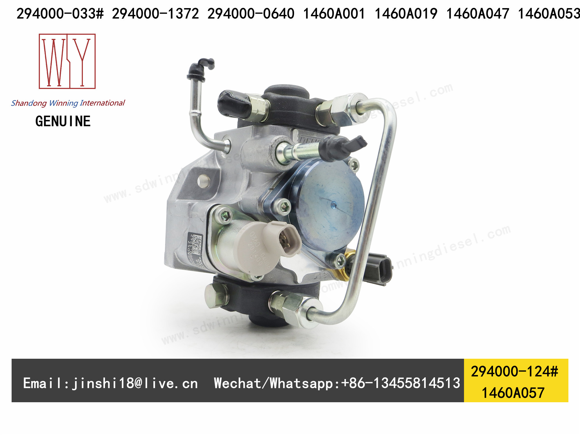 DENSO GENUINE AND BRAND NEW DIESEL FUEL PUMP 294000-1240, 1460A057, 294000-1372, 294000-0640, 1460A001, 1460A019, 1460A0