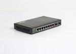 Poe Switch 8 1000M PoE Ports + 2 1000M SFP Ports 10 Ports Gigabit Switch