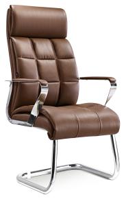 Quality Modern Brown High Back Task Chair , Tall Back Desk Chair For Secretary wholesale
