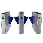Anti Breakthrough Automatic Turnstiles Fingerprint Color OEM For Disabled Access