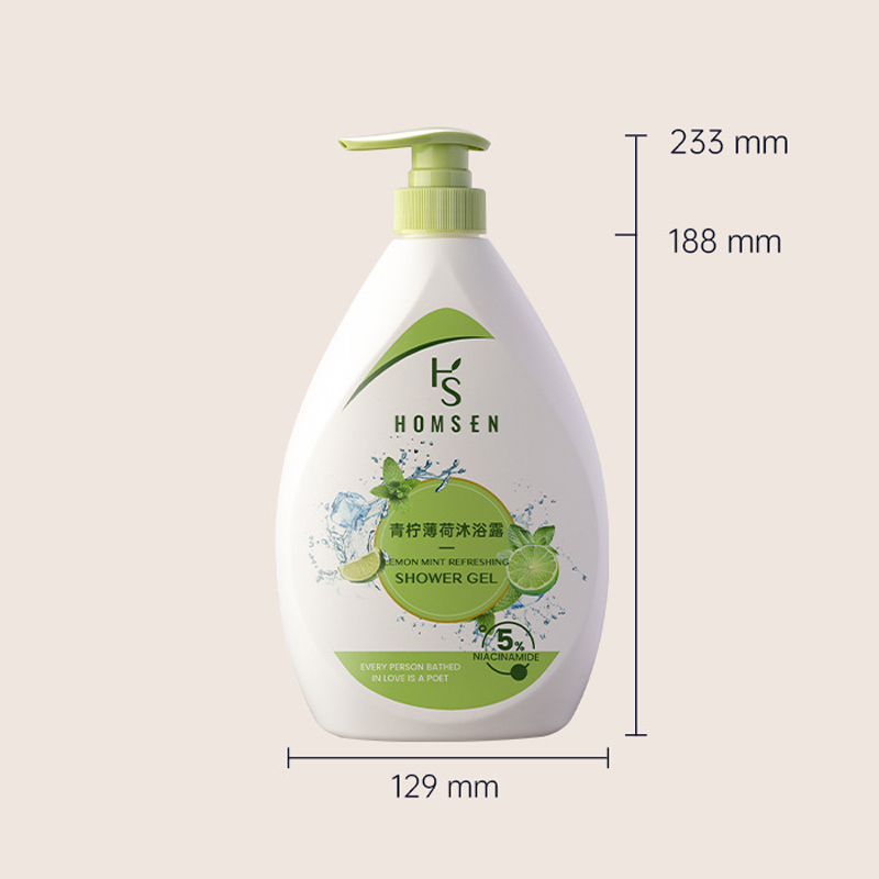 1000ml PET Lotion Bottle With Threaded Mouth Reinforced Base And Customizable Design