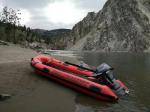 Fast Inflation Red Color Water Rescue Boats 3.8 Meter For Fire Station