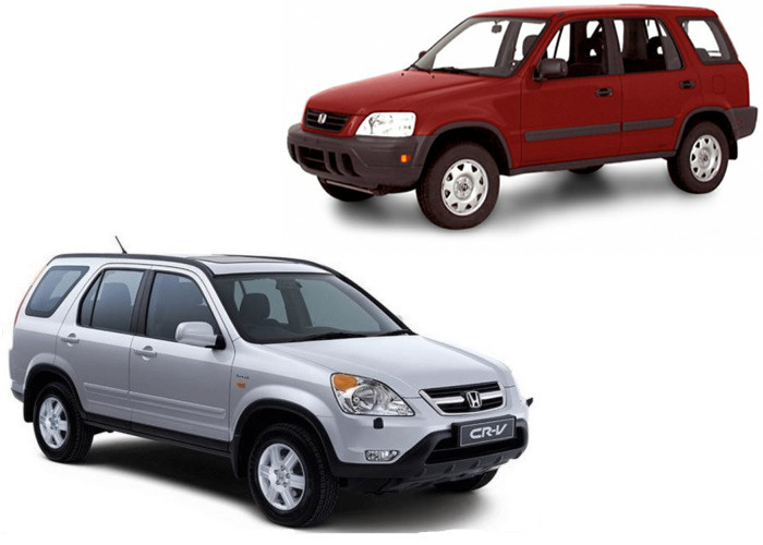 Car Sculpt Plastic ABS Blow Molding Roof Spoiler for Honda CR-V 1996 1999 and 2002 2004