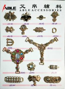 Quality Fashion Colourful Jewelry Ladies Sandals Shoe Clip Accessories Metal Shoe Buckle wholesale